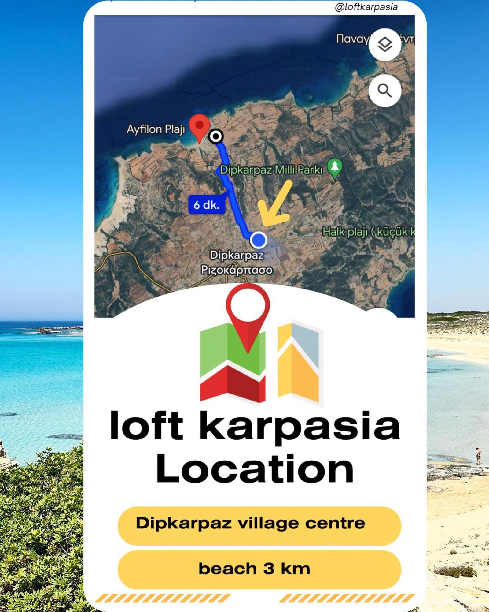 Loft Karpasia Rizokarpaso Eksteriør bilde